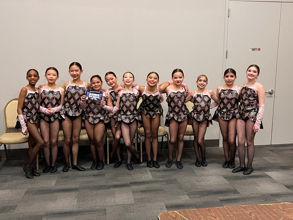 company dancers pose