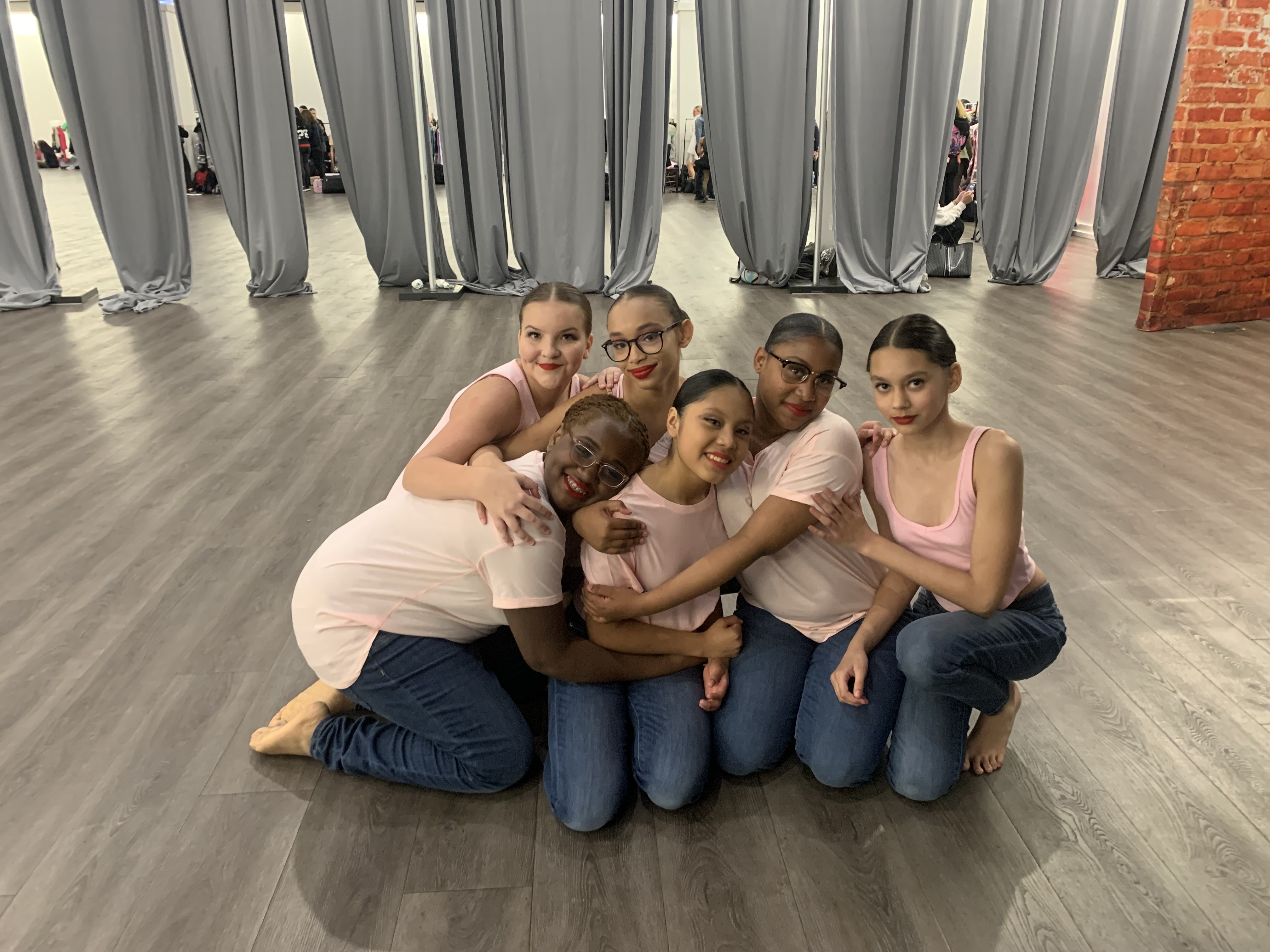 company dancers pose