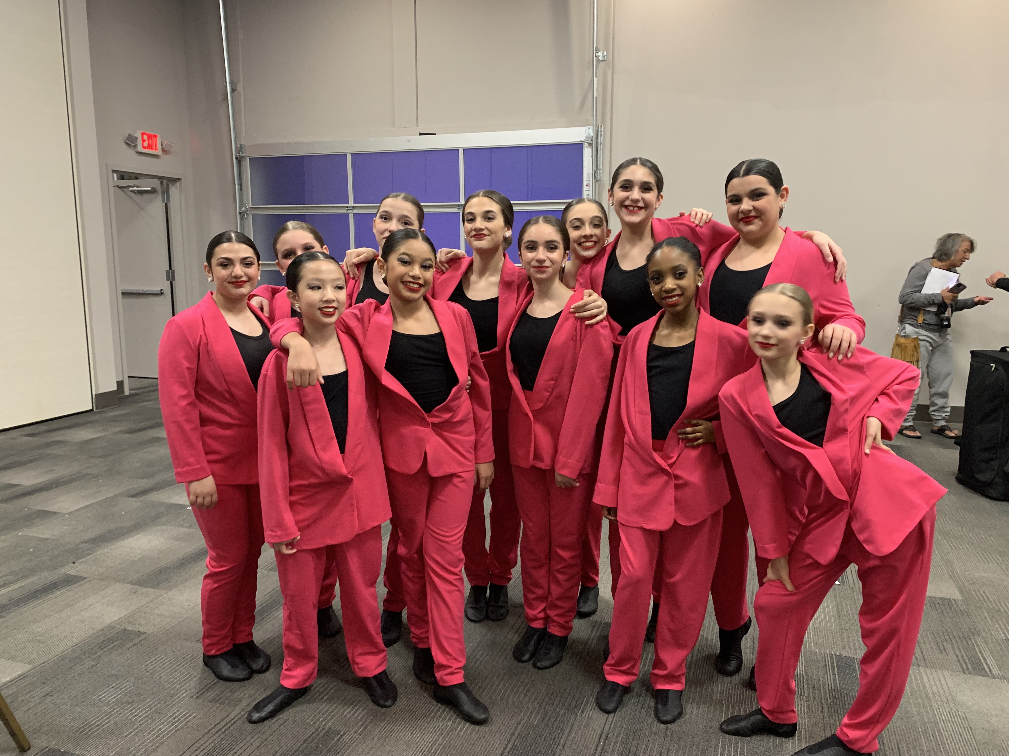 company dancers pose