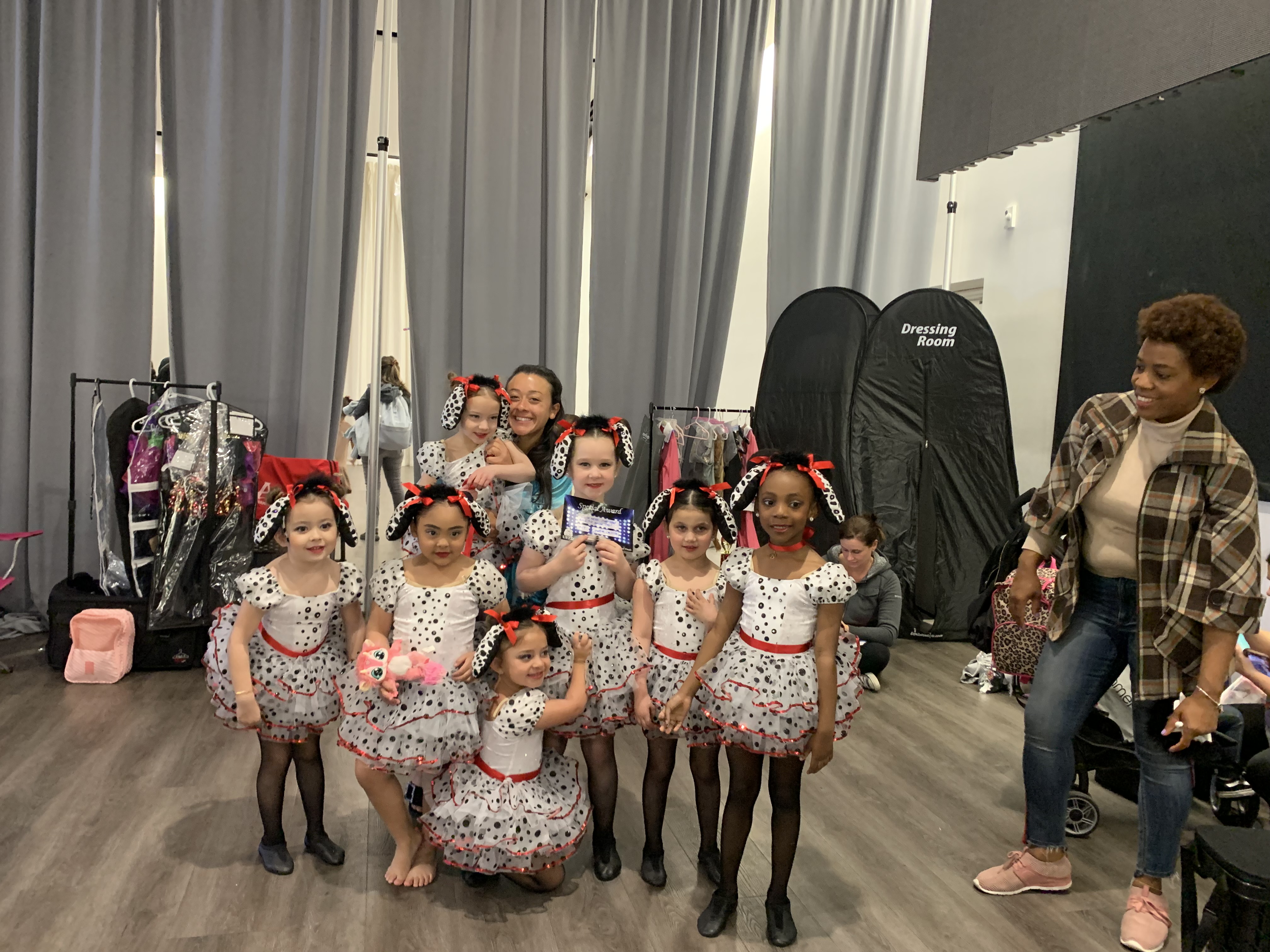company dancers pose